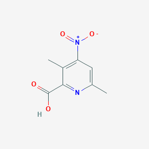 molecular formula C8H8N2O4 B8494697 3,6-Dimethyl-4-nitro-pyridine-2-carboxylic acid 