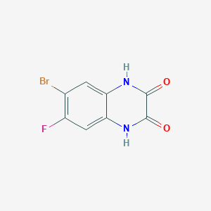 6-Bromo-7-fluoro-1,4-dihydro-2,3-quinoxalinedione