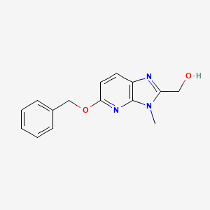 5-Benzyloxy-2-hydroxymethyl-3-methylimidazo[5,4-b]pyridine