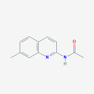 N-(7-methylquinolin-2-yl)acetamide