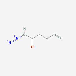 molecular formula C6H8N2O B8494858 1-Diazo-5-hexen-2-one CAS No. 5771-18-6