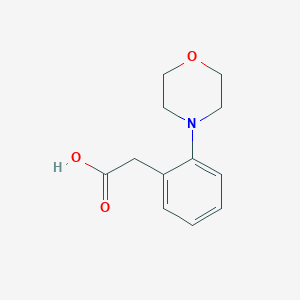 2-[2-(4-Morpholinyl)phenyl]acetic acid