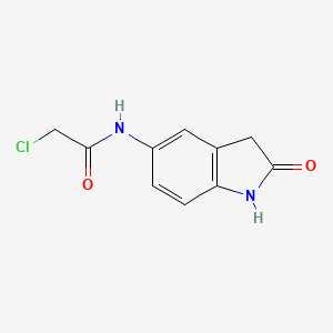 2-chloro-N-(2-oxo-2,3-dihydro-1H-indol-5-yl)acetamide