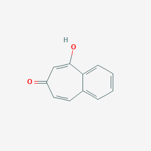 molecular formula C11H8O2 B8494986 5-hydroxy-7H-benzocyclohepten-7-one 
