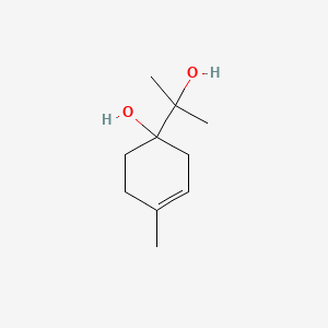 molecular formula C10H18O2 B8495001 3-Cyclohexene-1-methanol, 1-hydroxy-alpha,alpha,4-trimethyl- CAS No. 54649-49-9