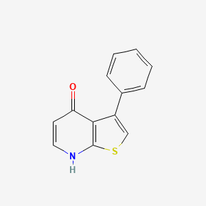 molecular formula C13H9NOS B8495017 3-phenyl-7H-thieno[2,3-b]pyridine-4-one 