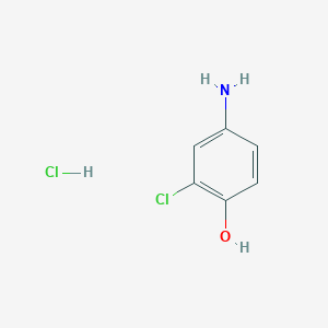 molecular formula C6H7Cl2NO B8495025 4-Amino-2-chlorophenol hydrochloride CAS No. 7248-09-1