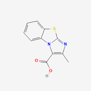 molecular formula C11H8N2O2S B8495044 2-Methylimidazo[2,1-b]benzothiazole-3-carboxylic acid 