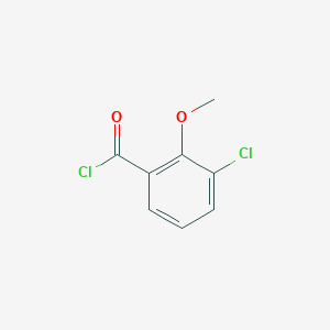 molecular formula C8H6Cl2O2 B8495111 3-Chloro-2-methoxybenzoic acid chloride 