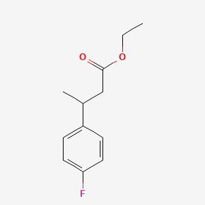 molecular formula C12H15FO2 B8495159 Ethyl 3-(4-fluorophenyl)butyrate 