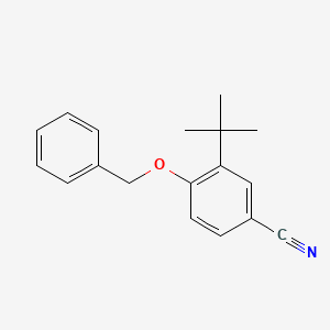 4-(Benzyloxy)-3-(tert-butyl)benzonitrile