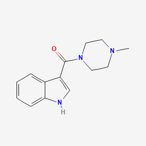 (1H-Indol-3-yl)-(4-methylpiperazin-1-yl)methanone