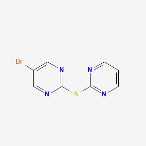 2-(Pyrimidin-2-yl)thio-5-bromopyrimidine