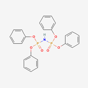 molecular formula C24H21NO6P2 B8495291 Imidodiphosphoric acid, tetraphenyl ester CAS No. 3848-53-1