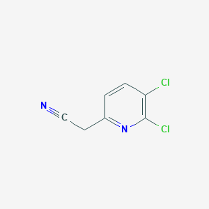 molecular formula C7H4Cl2N2 B8495332 2-(5,6-Dichloropyridin-2-yl)acetonitrile 