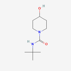 4-Hydroxy-piperidine-1-carboxylic acid tert-butylamide
