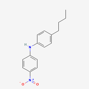 molecular formula C16H18N2O2 B8495477 4-butyl-N-(4-nitrophenyl)aniline 