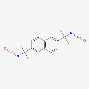 molecular formula C18H18N2O2 B8495482 2,6-Bis(2-isocyanatopropan-2-yl)naphthalene CAS No. 19071-12-6