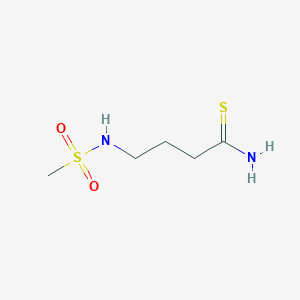 4-Methanesulfonylamino-thiobutyramide