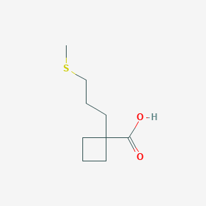 1-[3-(Methylthio)propyl]cyclobutanecarboxylic acid