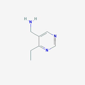 molecular formula C7H11N3 B8495599 (4-Ethylpyrimidin-5-yl)methanamine 
