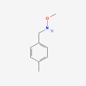 molecular formula C9H13NO B8495662 n-(4-Methylbenzyl)-o-methyl-hydroxylamine 