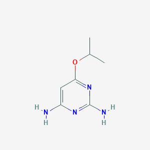molecular formula C7H12N4O B8495725 6-Isopropoxypyrimidine-2,4-diamine 