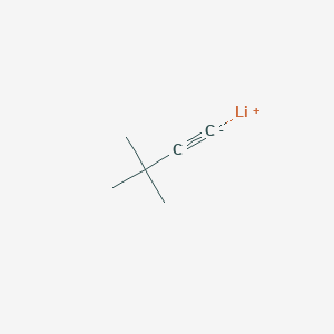 molecular formula C6H9Li B8495750 Lithium, (3,3-dimethyl-1-butynyl)- CAS No. 37892-71-0
