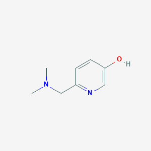 molecular formula C8H12N2O B8495751 6-((Dimethylamino)methyl)pyridin-3-ol 