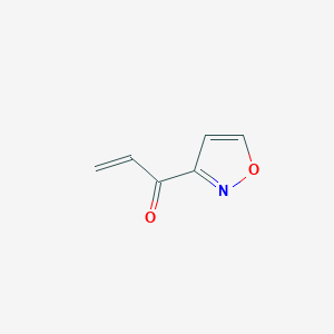 molecular formula C6H5NO2 B8495786 1-(3-Isoxazolyl)-2-propen-1-one 