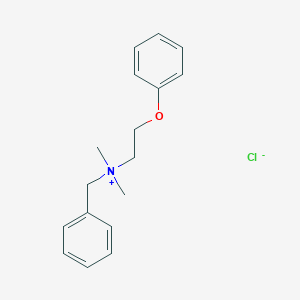 molecular formula C17H22ClNO B084958 Benzyldimethyl(2-phenoxyethyl)ammonium chloride CAS No. 13928-81-9