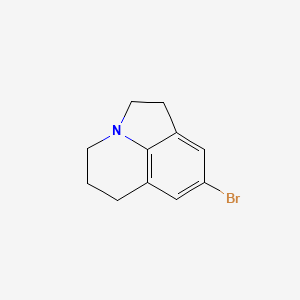 molecular formula C11H12BrN B8495817 8-bromo-1,2,5,6-tetrahydro-4H-pyrrolo[3,2,1-ij]quinoline 