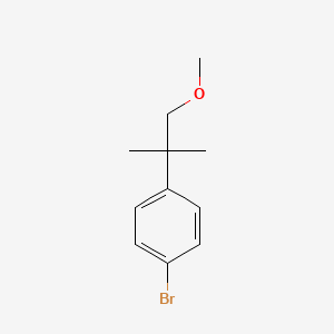 1-Bromo-4-(1-methoxy-2-methylpropan-2-yl)benzene