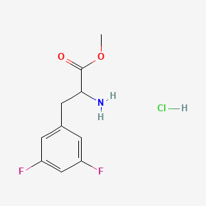 molecular formula C10H12ClF2NO2 B8495936 3,5-Difluoro-L-phenylalanine methyl ester HCl 