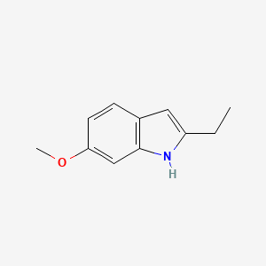 molecular formula C11H13NO B8496005 2-Ethyl-6-methoxy-1H-indole 