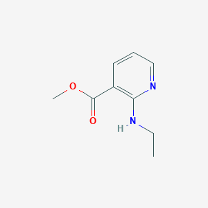 molecular formula C9H12N2O2 B8496008 2-Ethylaminonicotinic acid, methyl ester 
