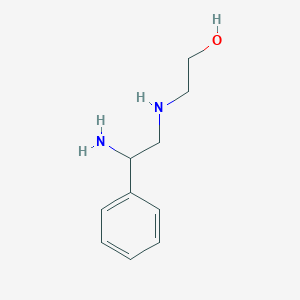 2-[(2-Amino-2-phenylethyl)amino]ethan-1-ol