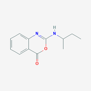 molecular formula C12H14N2O2 B8496050 2-sec-butylamino-4H-3,1-benzoxazin-4-one 