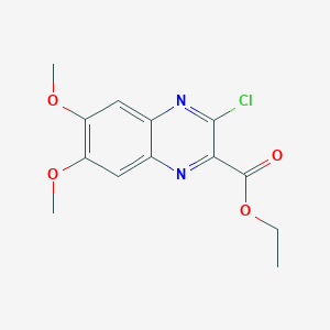 Ethyl 3-chloro-6,7-dimethoxyquinoxaline-2-carboxylate
