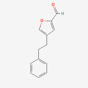 4-Phenethyl-furan-2-carbaldehyde