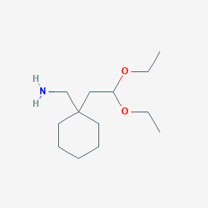 1-[1-(2,2-Diethoxyethyl)cyclohexyl]methanamine