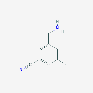 molecular formula C9H10N2 B8496255 3-Cyano-5-methylbenzylamine 