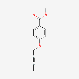 molecular formula C12H12O3 B8496259 Methyl 4-but-2-ynyloxybenzoate 