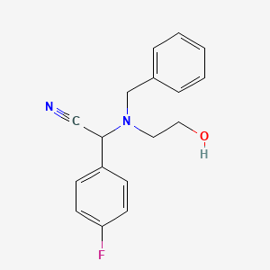 [Benzyl-(2-hydroxyethyl)-amino]-(4-fluorophenyl)-acetonitrile