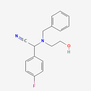 [Benzyl(2-hydroxyethyl)amino](4-fluorophenyl)acetonitrile