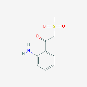 1-(2-Aminophenyl)-2-(methylsulfonyl)ethanone