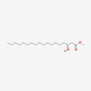 B8496307 methyl (R)-3-hydroxyoctadecanoate CAS No. 57793-27-8