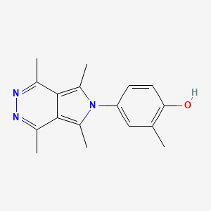 2-Methyl-4-(1,4,5,7-tetramethyl-pyrrolo[3,4-d]pyridazin-6-yl)-phenol