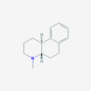 molecular formula C14H19N B8496401 trans-4-Methyl-1,2,3,4,4a,5,6,10b-octahydrobenzo(f)quinoline CAS No. 1136-34-1