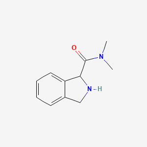 molecular formula C11H14N2O B8496456 N,N-Dimethylisoindoline-1-carboxamide 